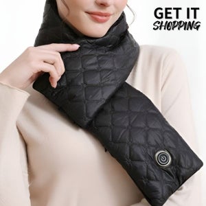 [겟잇쇼핑] 급속 발열 목도리 넥워머 열선 온열 머플러 블랙_WFGHC9L