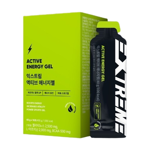 웰파인 익스트림 액티브 에너지젤 청포도맛 40g, 10포, 3개