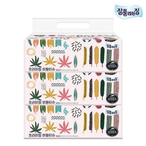 잘풀리는집 미용티슈150매 3P세트 단체 대량주문 판촉물 기념 홍보 답례품