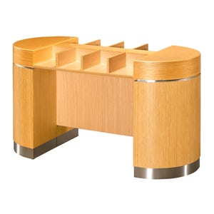 타원형 필경대 유리별도 재택근무 사무용책상 고품질