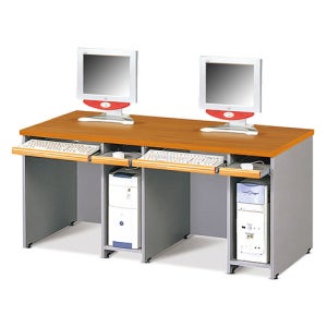 SDF401 재택근무 컴퓨터책상 2인용 고급 사무용책상세트