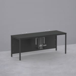 Simplz 컴퓨터책상 사무실용 2인용 전면가림 회의실가구 업무용