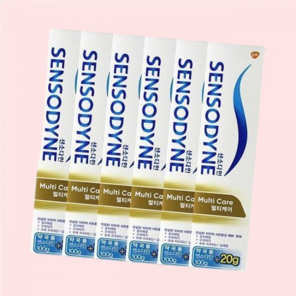 글락소스미스클라인 센소다인 멀티케어 치약 120g, 3개