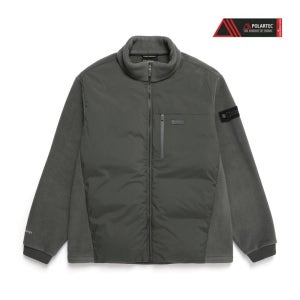 내셔널지오그래픽 N244MFT221 나오스 남성 하이브리드 구스 다운 집업 자켓 LICHEN KHAKI