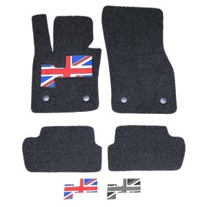 미니쿠퍼 코일매트 코일 바닥 매트 유니언잭 블랙 1열 2열