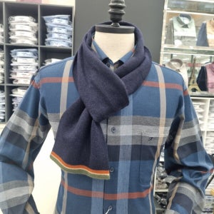 (레노마셔츠) 캐시미어 쁘띠 머플러 실크보다 부드럽고S  따뜻한 머플러BMFTM1