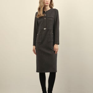 (올리비아로렌) VOPOA4W9241 비죠벨트장식원피스