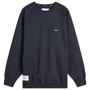 더블탭스 사인 로고 맨투맨 252ATDT CSM05 BLU 스웻셔츠 Sign Logo Sweatshirt Navy 149593667
