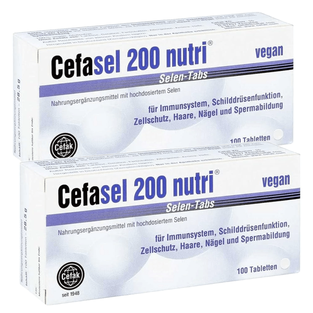 <b>세파셀</b> 200 뉴트리 셀렌 탭 100정 x 2박스