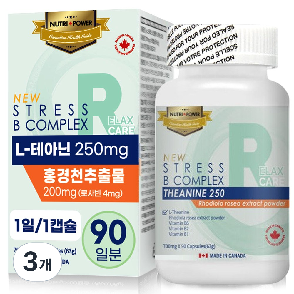 스트레스 B 컴플렉스 테아닌250