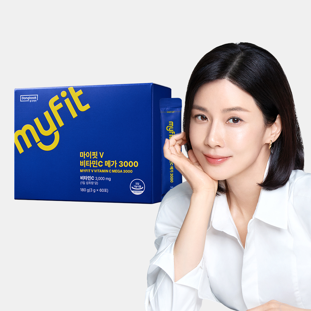 동국제약 마이핏V 비타민C 메가 3000 분말 60포, 2개