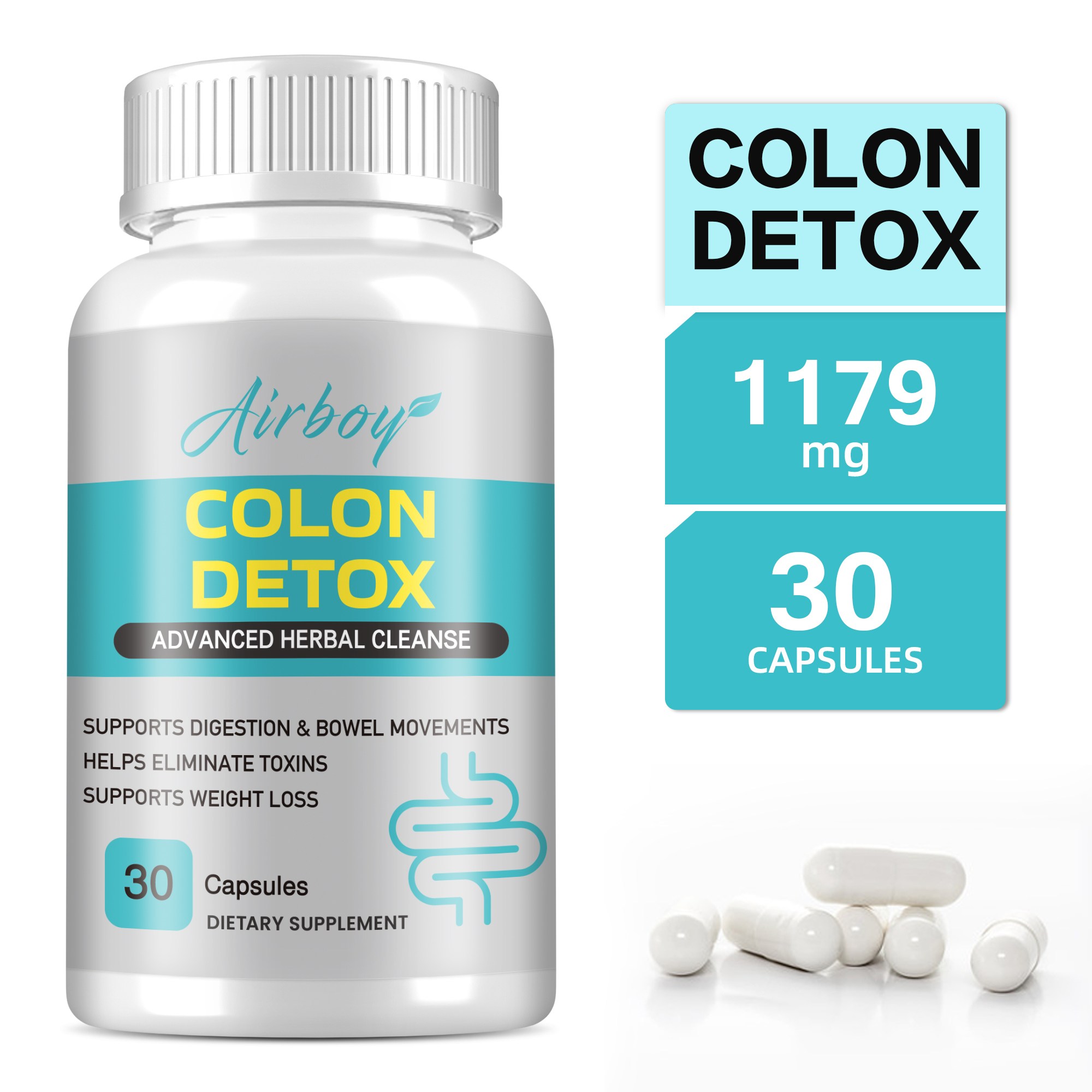 대장 해독 - 소화 기능 및 필수 영양소 흡수 지원  1개  30정