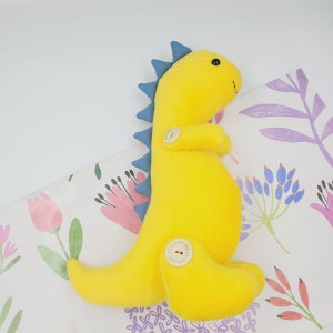 Yellow Tyrannosaurus 공룡 인형 조카선물, Atadolls & Minajew