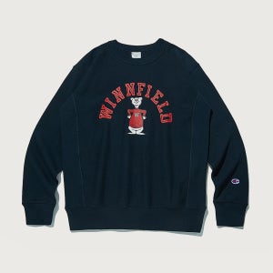 [챔피온] 리버스위브 프렌치테리 그래픽 스웨트셔츠 Normal Navy