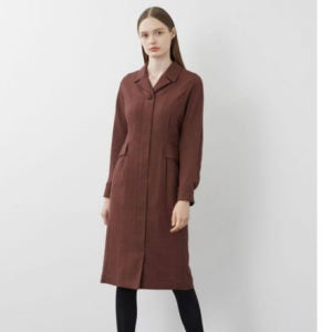 (올리비아로렌) VOCOA3W9111 카라장식버튼슬림핏원피스