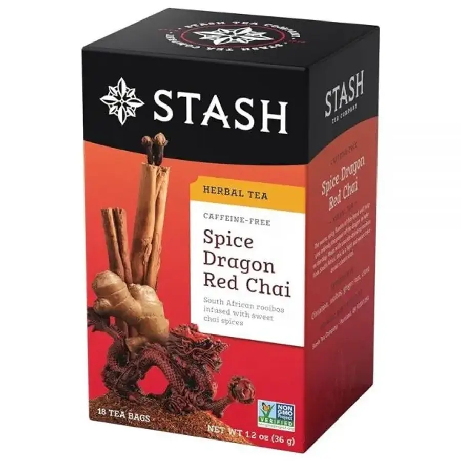 Stash Tea Spice <b>드래곤</b> 레드 차이 <b>허브</b>티 18개