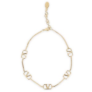 발렌티노 여성 V로고 시그니처 팔찌(골드) 5W2J0U87MET CS4