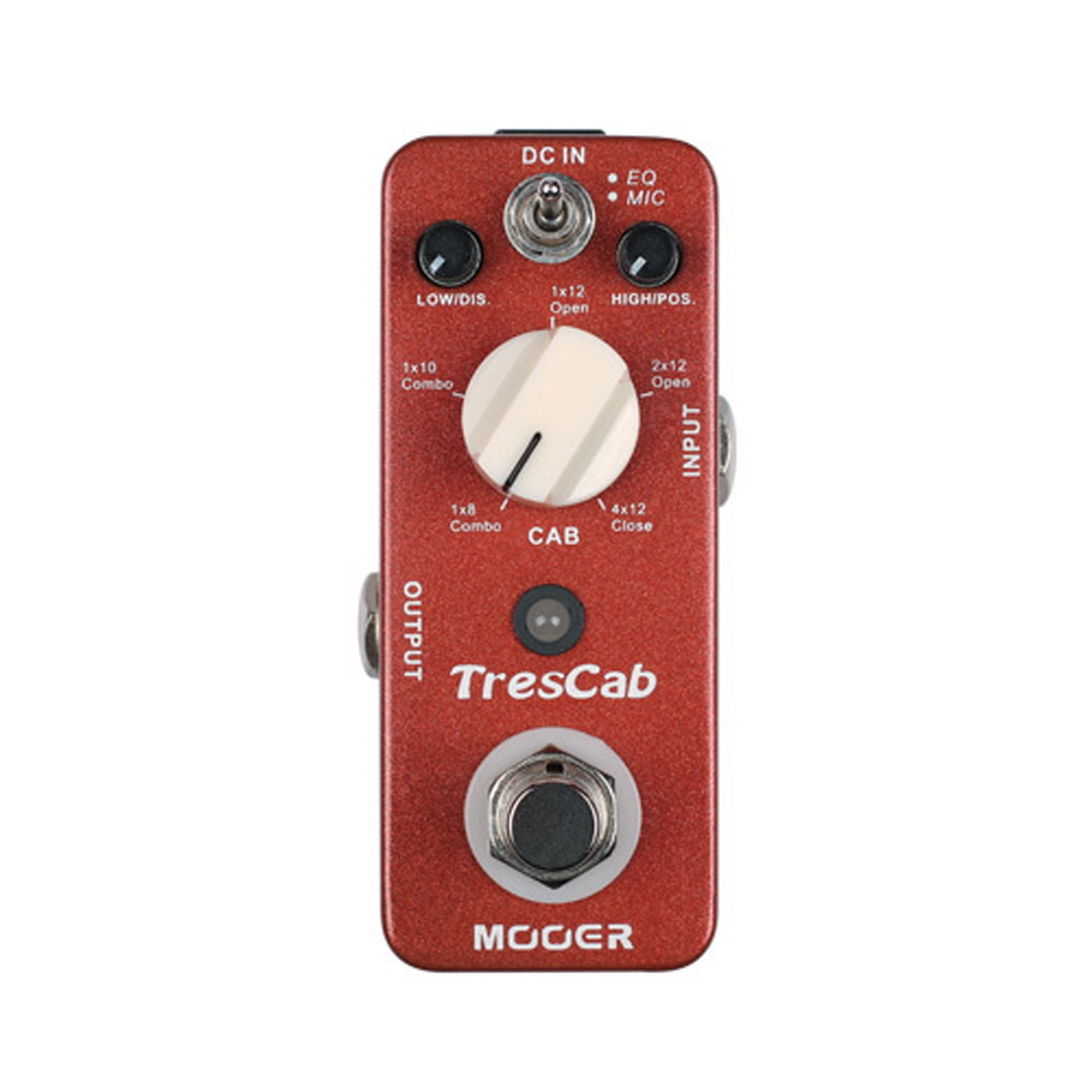MOOER 무어 TresCab 전자기타 이펙터 페달 캐비닛 시뮬레이션 1개
