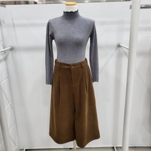 (밸리걸) 코듀로이 원턱큐롯팬츠(816190)