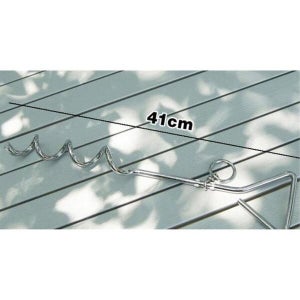 SeeN사다 스틸 크롬도금 스크류 단조팩 4p 파쇄석 캠핑장 간단 (15119937)