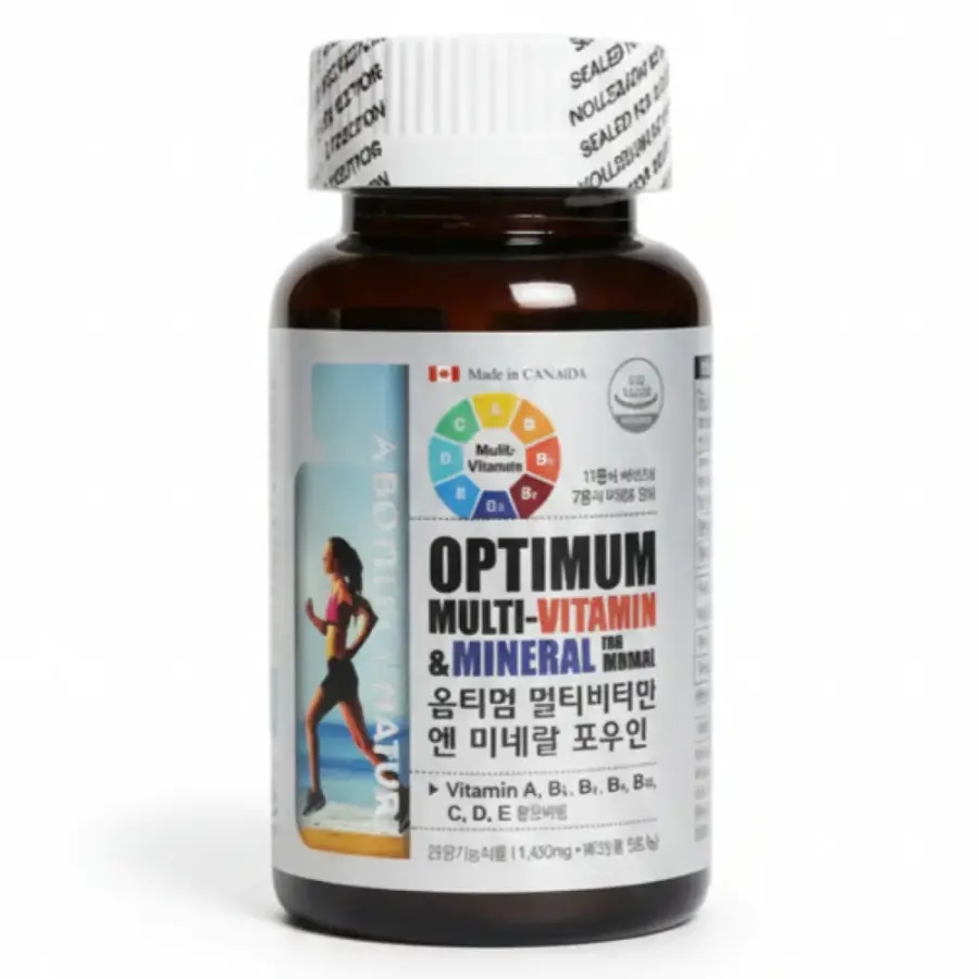 옵티멈 멀티비타민 앤 <b>미네랄</b> 포우먼 90정 1개