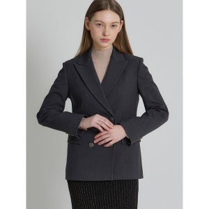 [쉬즈미스]  소피스티 더블 블레스티드 울 자켓