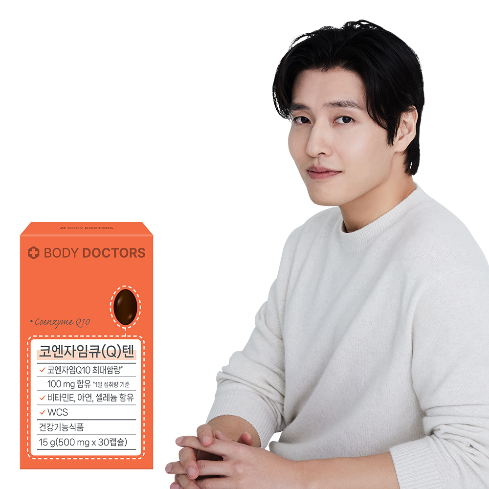 바디닥터스 <b>코엔자임 큐텐</b> 500mg x 30캡슐, 6개