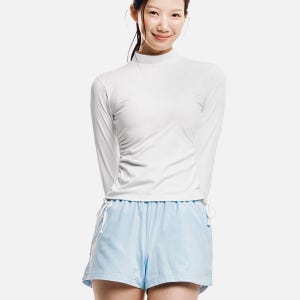 배럴 우먼 드로스트링 래쉬가드  B6SWWRG003OWT