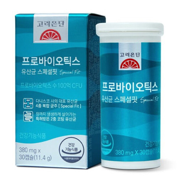 <b>고려은단 장</b>에 좋은 유산균 유재석스페셜핏 30캡슐 1개월분