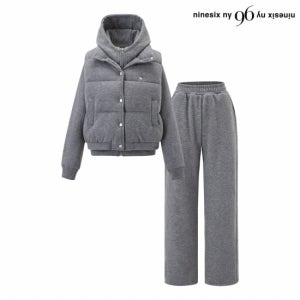 나인식스뉴욕 정상가239,000원 쓰리피스 융털 자켓 베스트 점퍼 팬츠 셋업