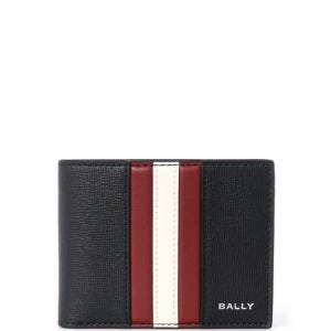 [롯데백화점] 발리 6CC 미소스 바이폴드 반지갑 블랙레드 LE1220730376