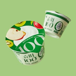 한국야쿠르트 슈퍼100 사과키위