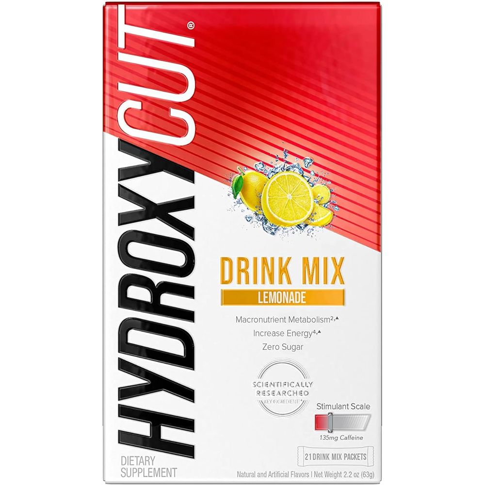 <b>하이드록시컷</b> 드링크 믹스 레모네이드맛 패킷