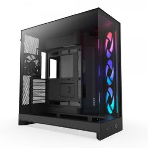 NZXT H9 Flow RGB V2 (블랙) 미들타워 컴퓨터 PC 케이스