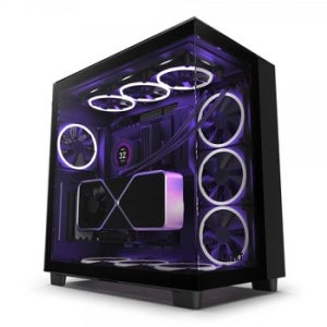 NZXT H9 Elite (블랙) 미들타워 컴퓨터 PC 케이스