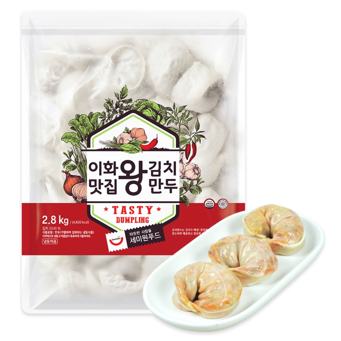 서원푸드 세미원 이화맛집 김치왕만두