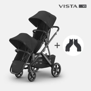 디럭스 유모차_비스타V3 + 럼블시트V3 + 어퍼어댑터 세트