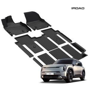 [1월 특가] 아이로드 TPE 카매트 풀커버 / 기아_EV9 MV1 6인승(옵션선택) 2WD 스위블시트 (24년~현재)