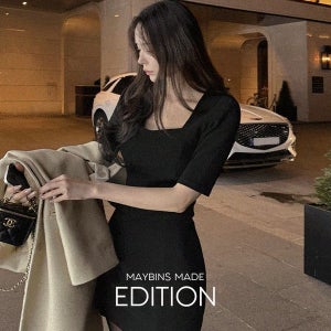 내일도착 미니원피스 [당일발송/쇼핑지원금 -6천원/MADE]이얼 스퀘어 원피스(자체제작 제작상품 연말룩 파티룩 벨벳원피스 벨벳치마 데이트룩 스퀘어넥 연말원피스 파티원피스 모임룩)