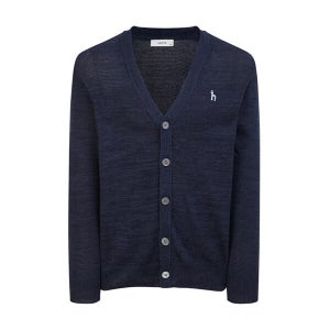 [헤지스 남성] 헤지스 짜임 면혼방 가디건 WHSW5B202N2