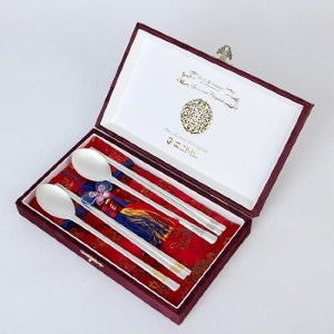 [롯데백화점] 골든벨 거북 방자 금부 은수저 세트 LE1219874491