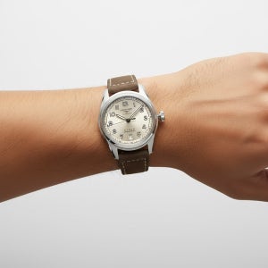 론진 스피릿 남성 가죽시계 L3.410.4.63.2