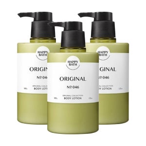 해피바스 오리지널 컬렉션 바디로션 오리지널 500g 3개