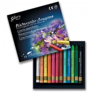 5000 문교 수채 크레용 12색 세트 - (MAC-12)