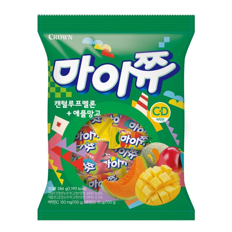 마이쮸 캔털루프멜론 애플망고 츄잉캔디