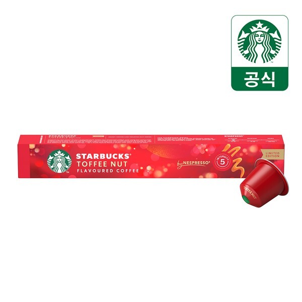 스타벅스 네스프레소 토피넛향 캡슐커피 10개입, 1개
