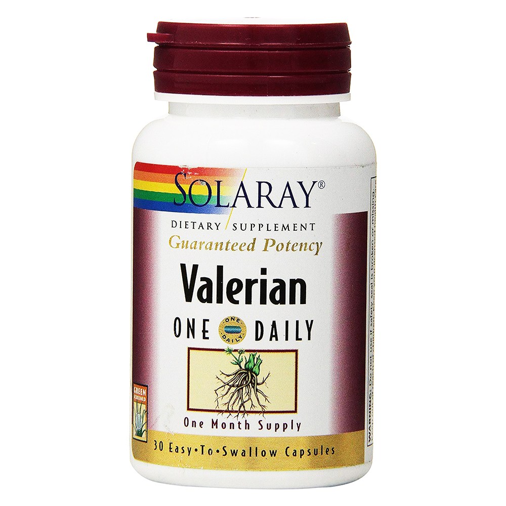 솔라레이 <b>발레리안 추출물</b> 300mg 30캡슐 (1개월분) 쥐오줌풀