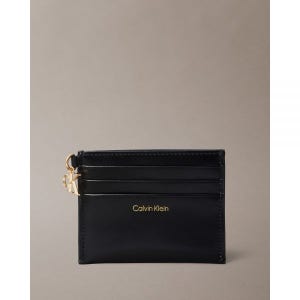 캘빈클라인 가죽 지퍼 카드 케이스 블랙 캘빈 클라인 7240238