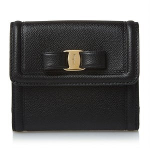 살바토레 페라가모 [라벨루쏘] [페라가모] 여성 바라 프렌치 월렛 22 C911 NERO 0673755