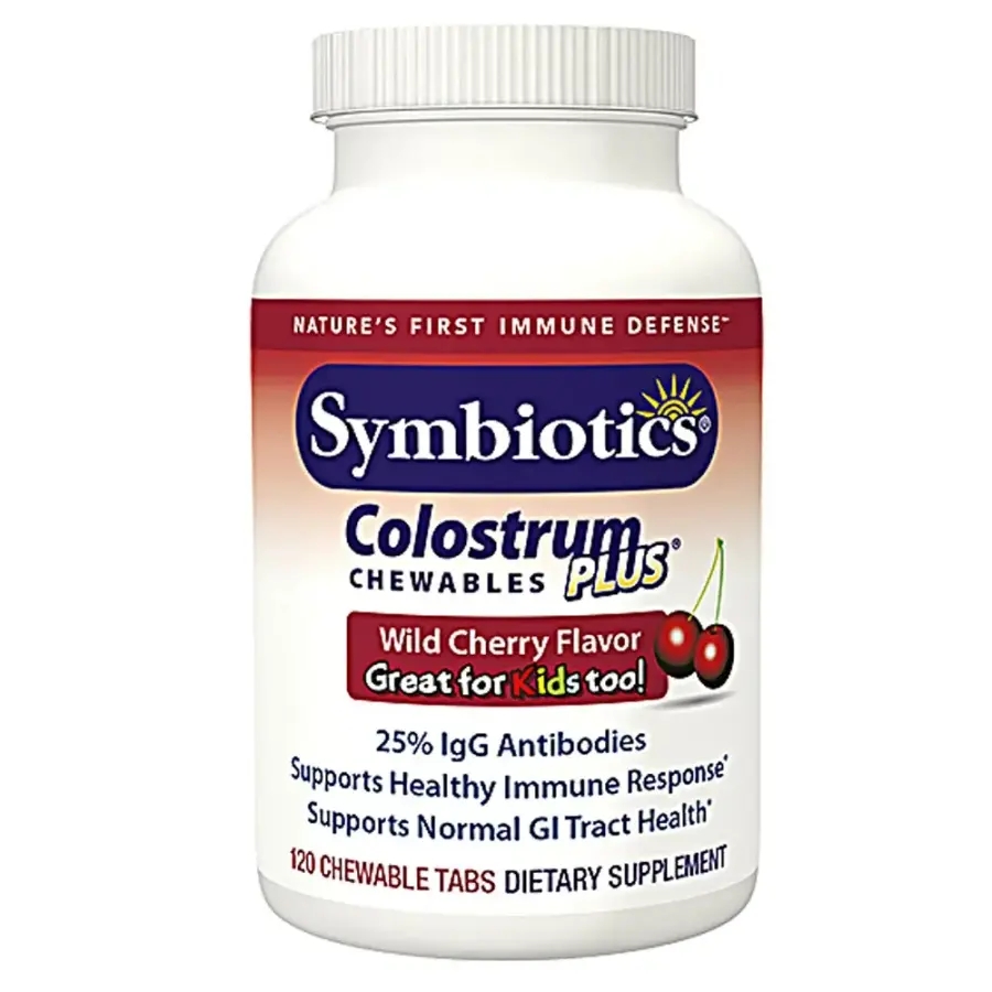 <b>심바이오틱스</b> 초유 플러스 와일드 체리 1g 120 츄어블